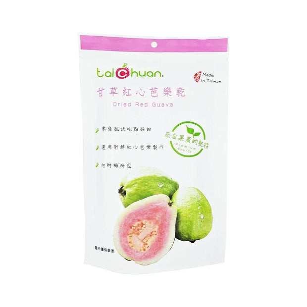 Taiwanese Dried Red Guava with Plum Powder 泰泉甘草紅心芭樂果乾