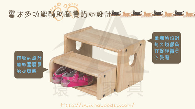 【Imperfect】Grow with Me Multi-Purpose Step Stool 多功能輔助腳凳