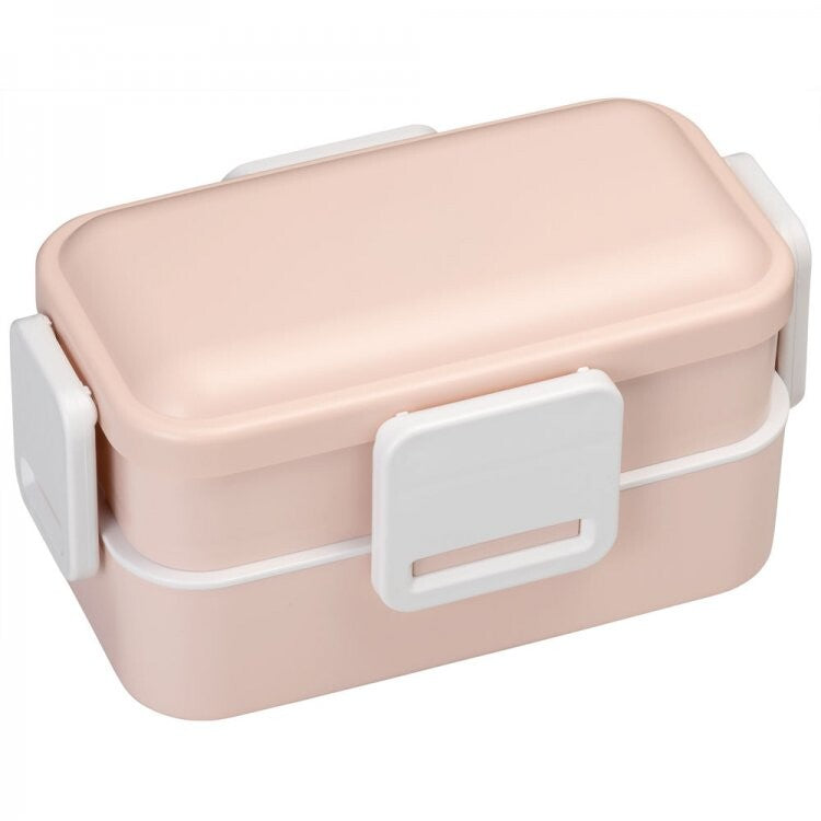 Antibacterial 2-Tier Lunch Box – Pink (600ml)