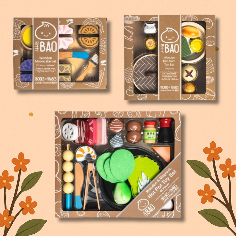 Bitty Bao Cultural Playset Bundle – Hot Pot, Dim Sum & Mooncake Sets