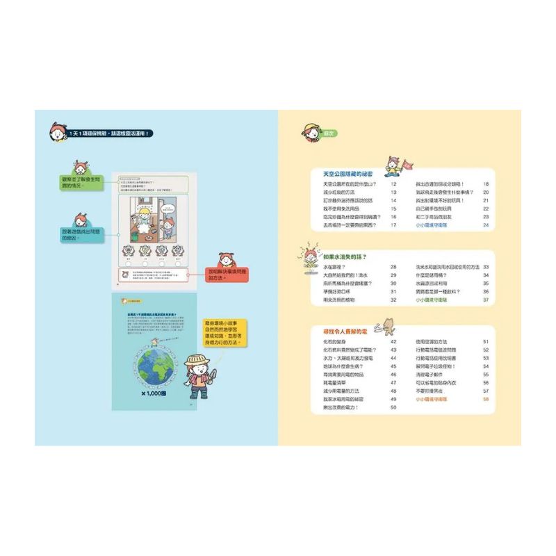 1天1項環保挑戰,與孩子一起打造永續地球