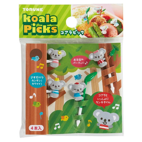 Packaging of Torune Koala Picks with cartoon koalas on a tree