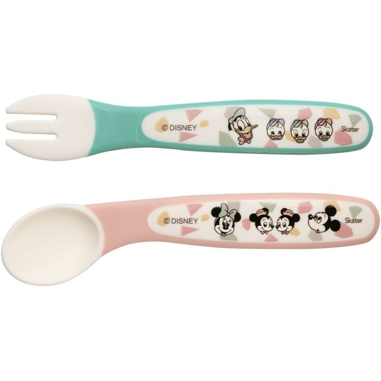 Toddler Learning Spoon & Fork Set - Mickey & Friends