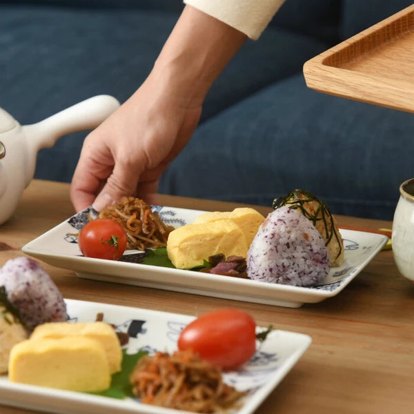 Natural69 Coco Marine 系列 日本波佐見燒長方形盤 | 9"