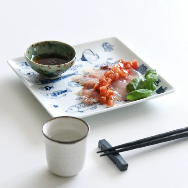 Natural69 Coco Marine 系列 日本波佐見燒方盤 | 6.8"