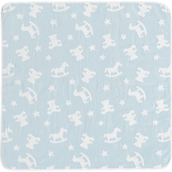 Soft Gauze Multi-Use Baby Blanket – Teddy & Rocking Horse