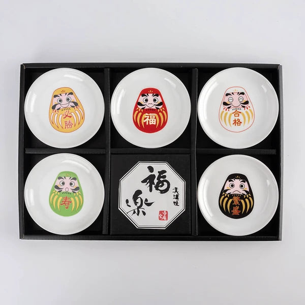 Daruma Small Plate Gift Set