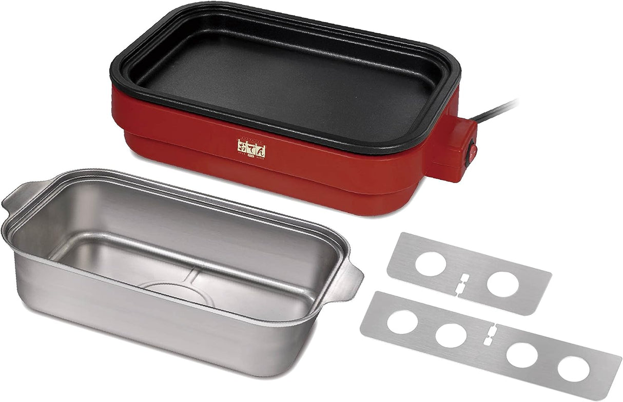 2-Way Tabletop Oden Pot & Griddle