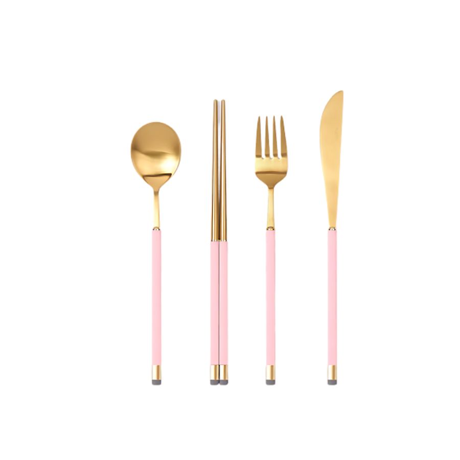 Kara Gold Flatware Dinner Set