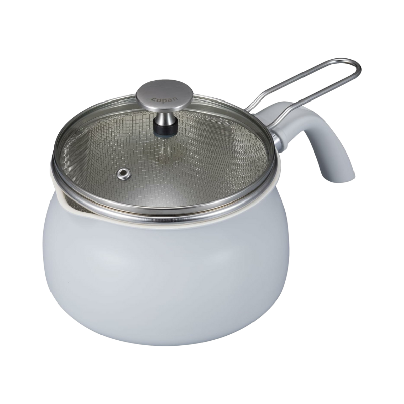 Lepot 8-in-1 Compact Japanese Multi-Cooker Pot with Lid & Strainer Basket