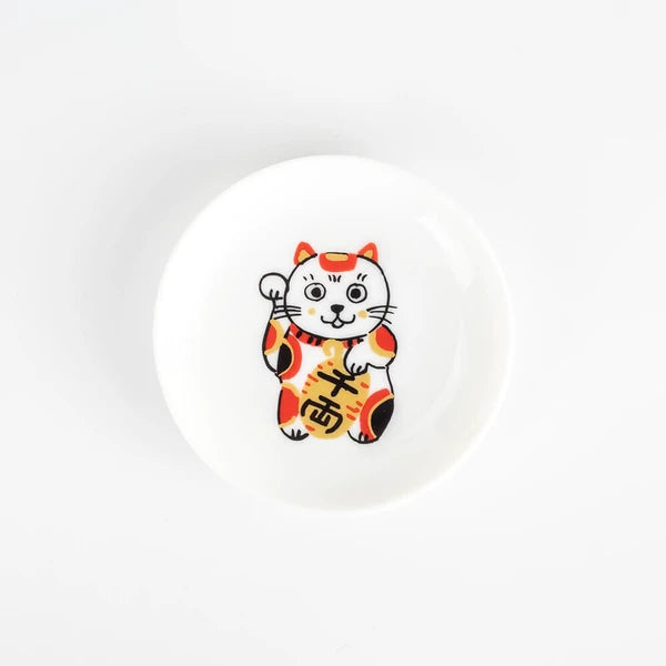 Maneki Neko Small Plate Gift Set