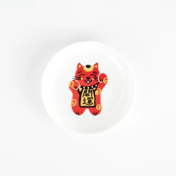 Maneki Neko Small Plate Gift Set