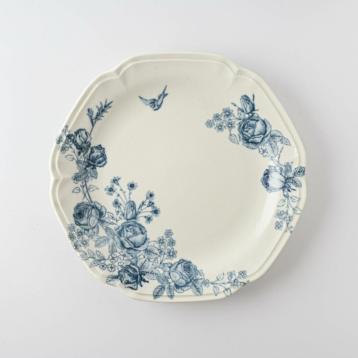 Mino Ware Vintage Rose Main Plate (21.5cm)