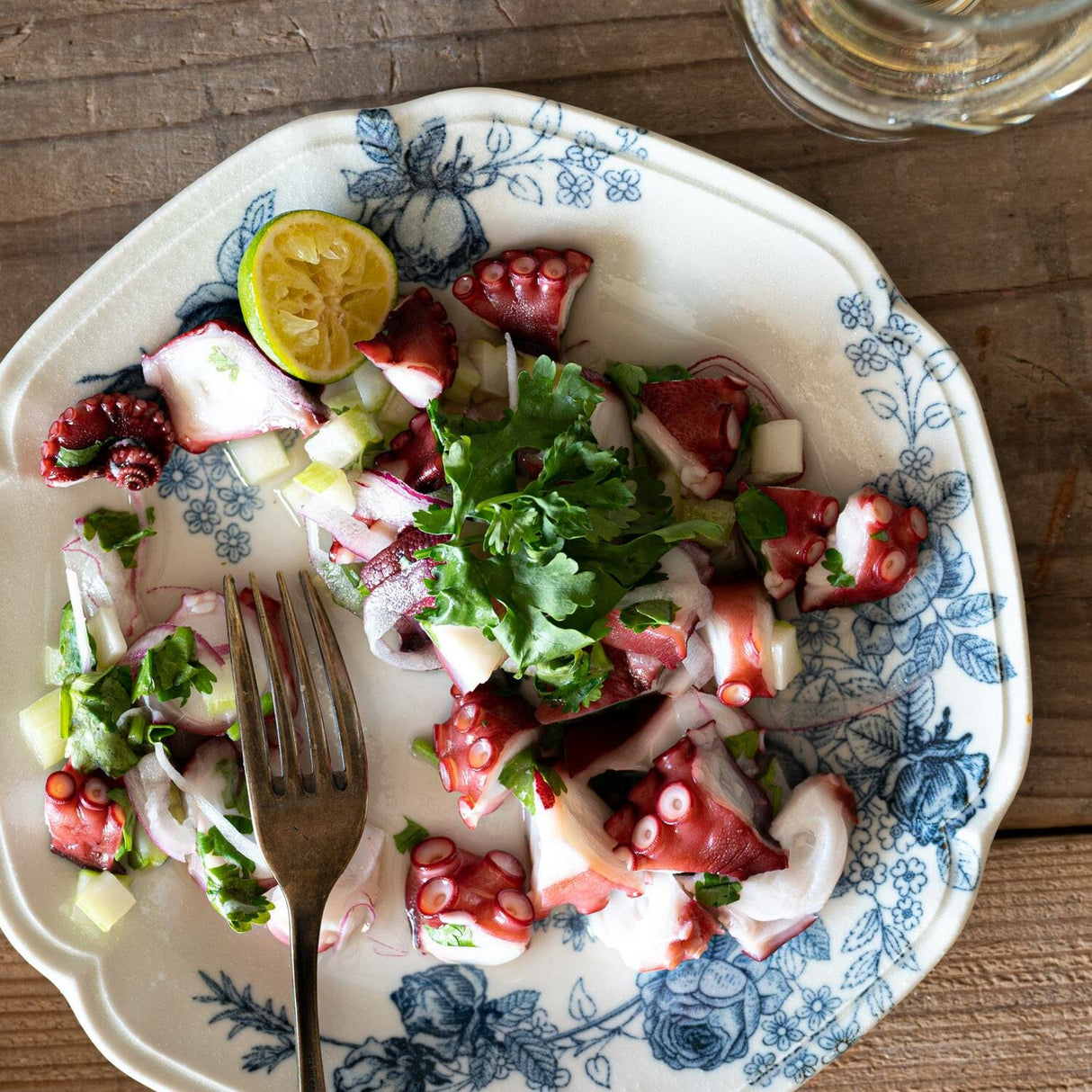 Mino Ware Vintage Rose Main Plate (21.5cm)