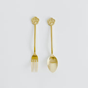 Mizuhiki Cutlery Set - Gold