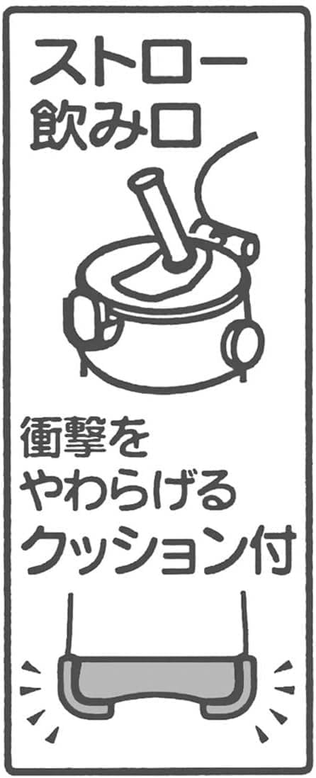 SKATER Lightweight Straw Bottle with Shoulder Strap (480ml) - Hello Kitty