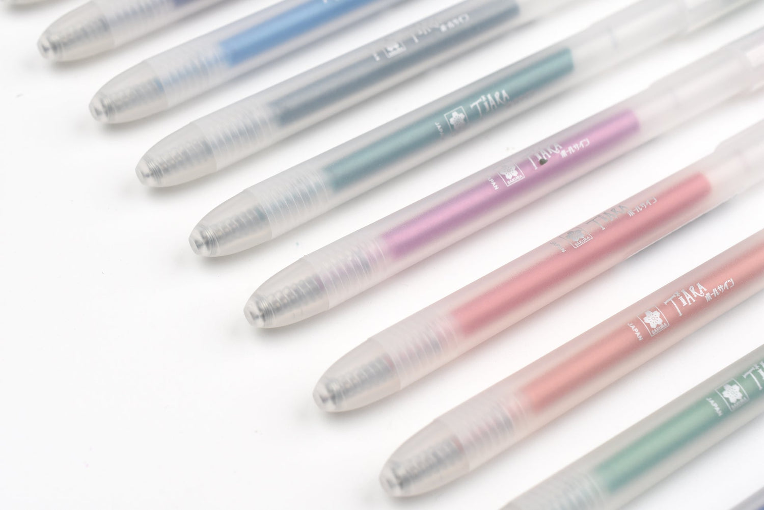 日本櫻花牌CRAY-PAS Tiara 閃耀亮粉中性筆組(10色限量版)