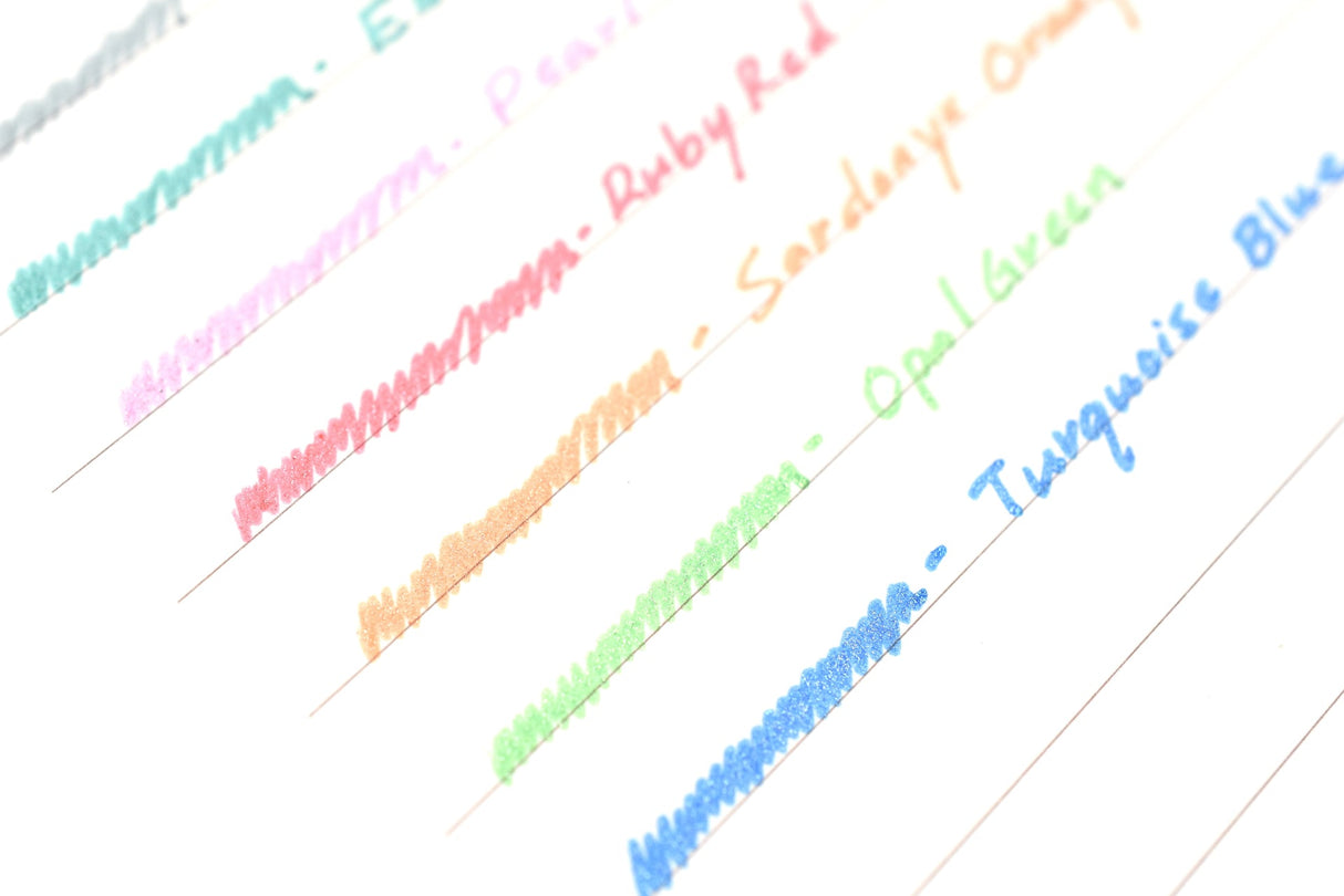 日本櫻花牌CRAY-PAS Tiara 閃耀亮粉中性筆組(10色限量版)