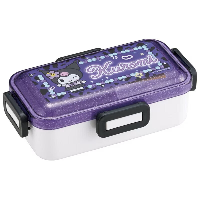 Kuromi Antibacterial Domed-Shaped Lid Divided Lunch Box - 530ml