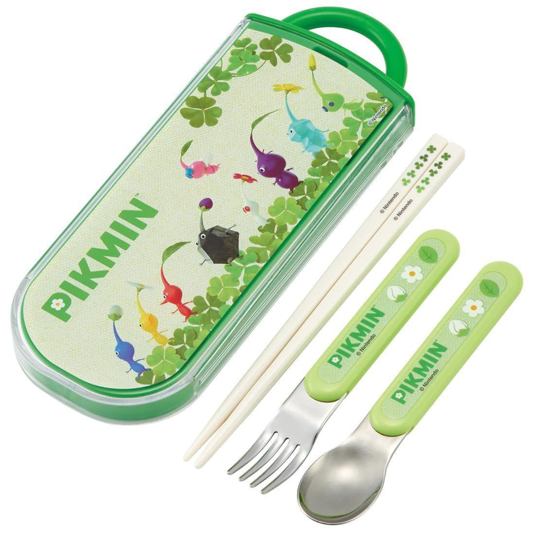 Pikmin Stainless Steel Portable Cutlery Trio Set