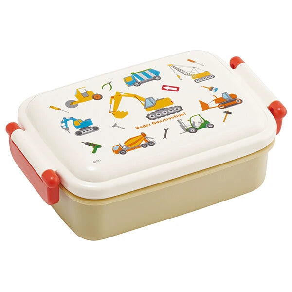 Construction Cars Antibacterial Divided Lunch Box – 450ml