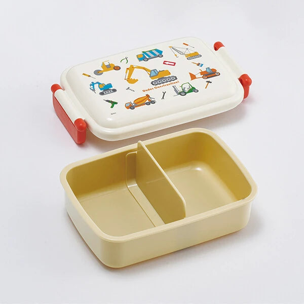 Construction Cars Antibacterial Divided Lunch Box – 450ml
