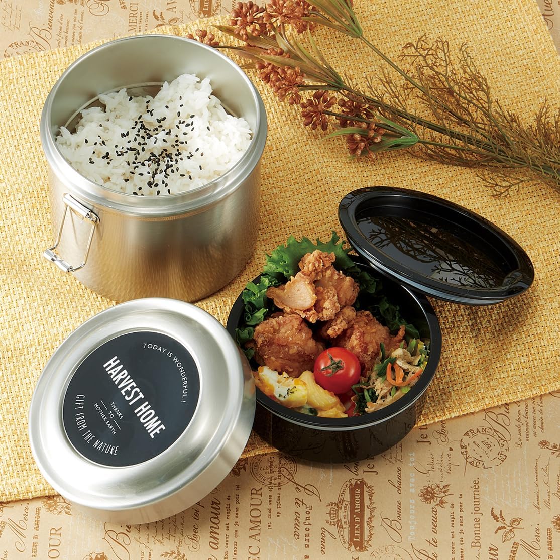 Cafe Bowl Stainless Steel Vacuum Insulation Food Jar 600ml