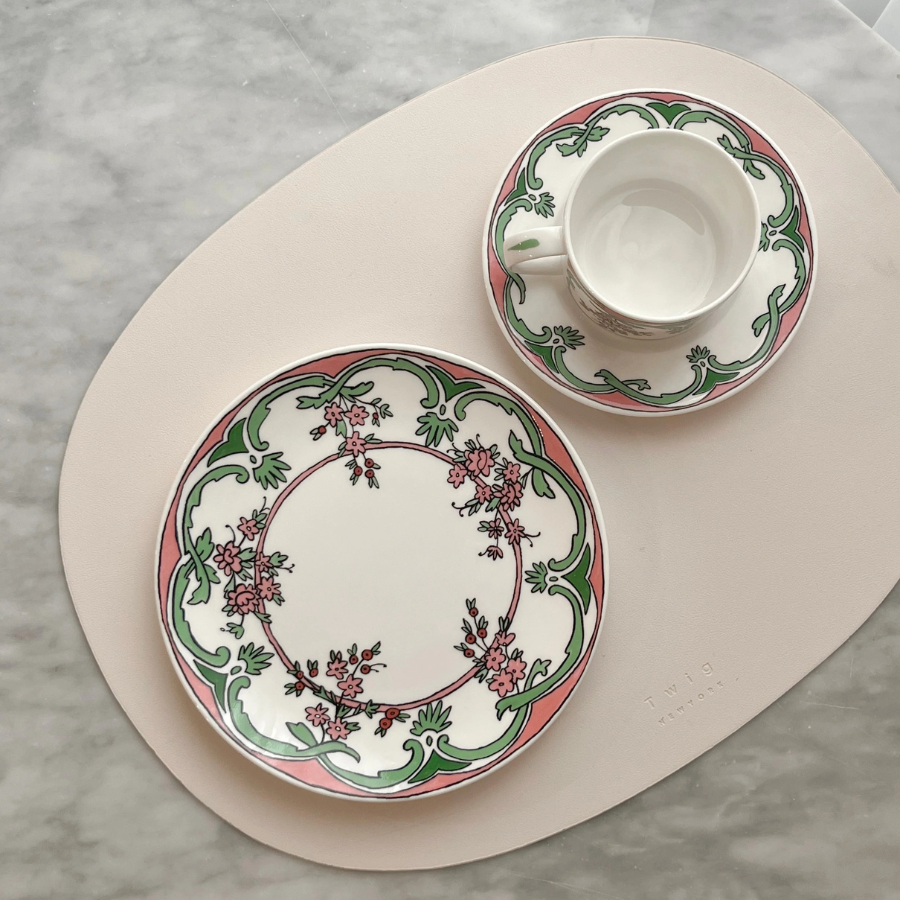 Deco Oval Placemat - Set of 2