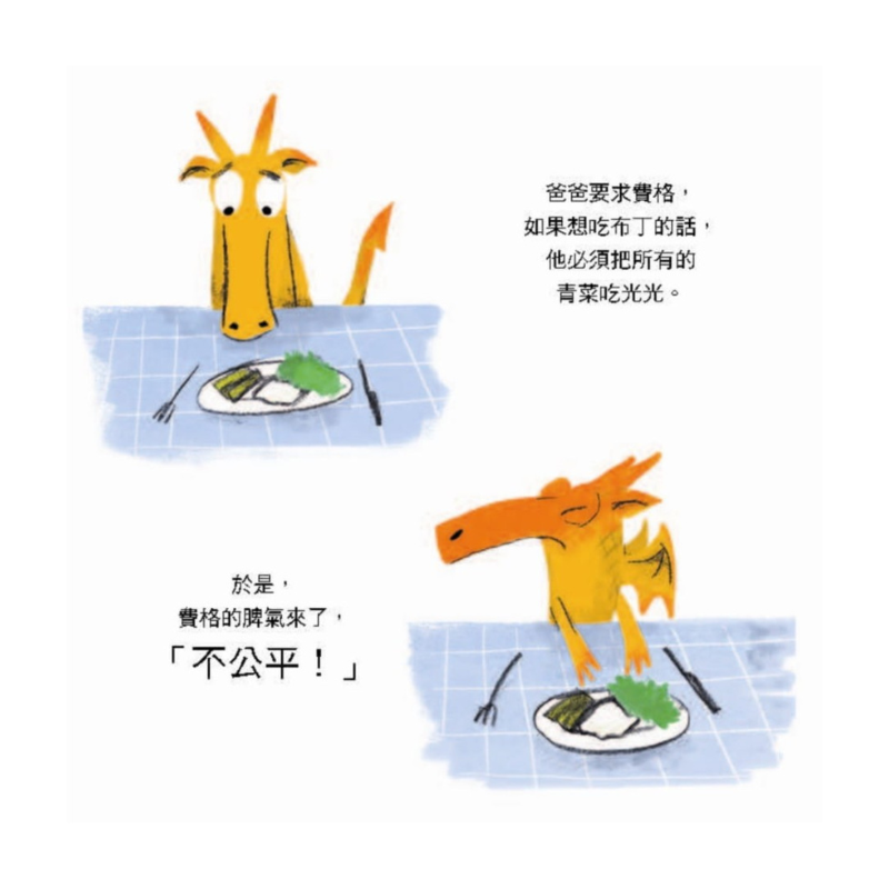 氣噗噗的小火龍