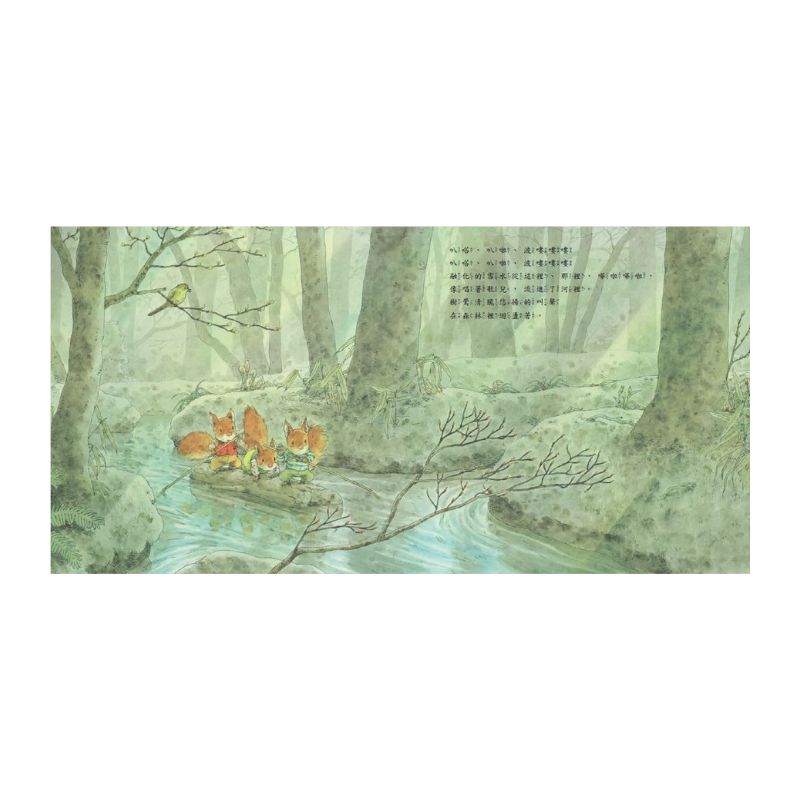 森林裡的小松鼠:岩村和朗經典四季繪本(全套六冊)