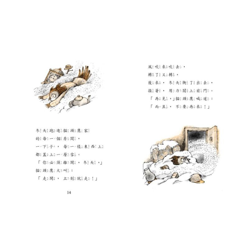 羅北兒故事集:貓頭鷹在家