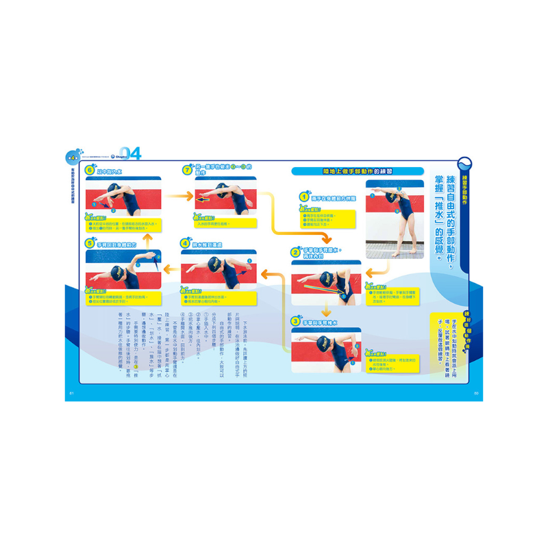就是愛游泳!讓你技巧進步的漫畫圖解游泳百科