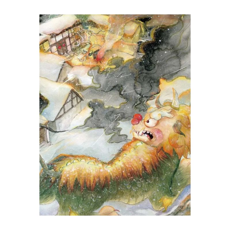 年獸來了,快跑!(附春聯剪紙)