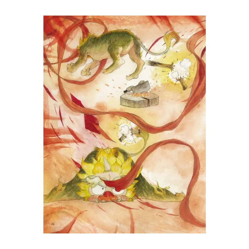 年獸來了,快跑!(附春聯剪紙)