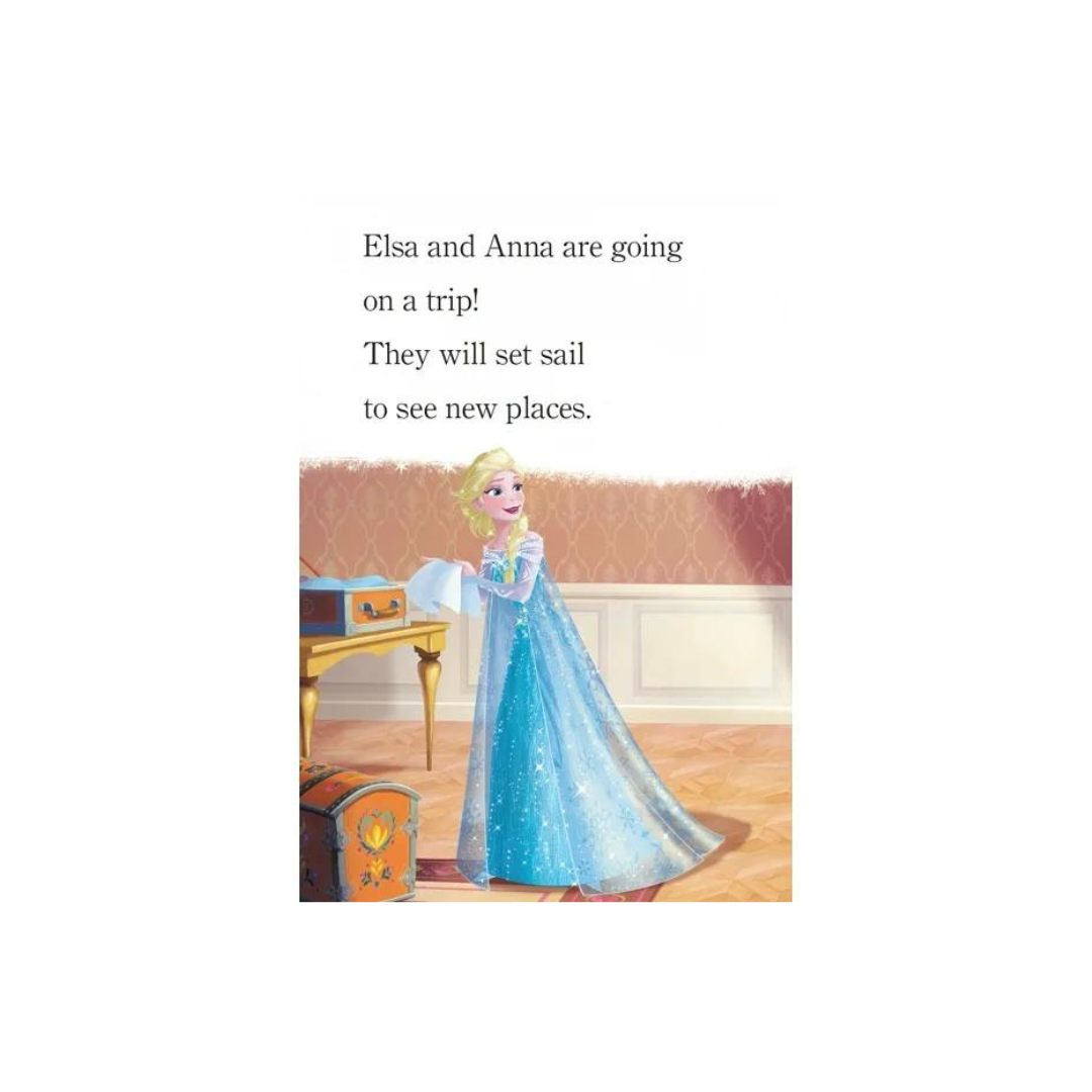 冰雪奇緣:橫渡大海 迪士尼雙語繪本STEP 2 (中英對照)