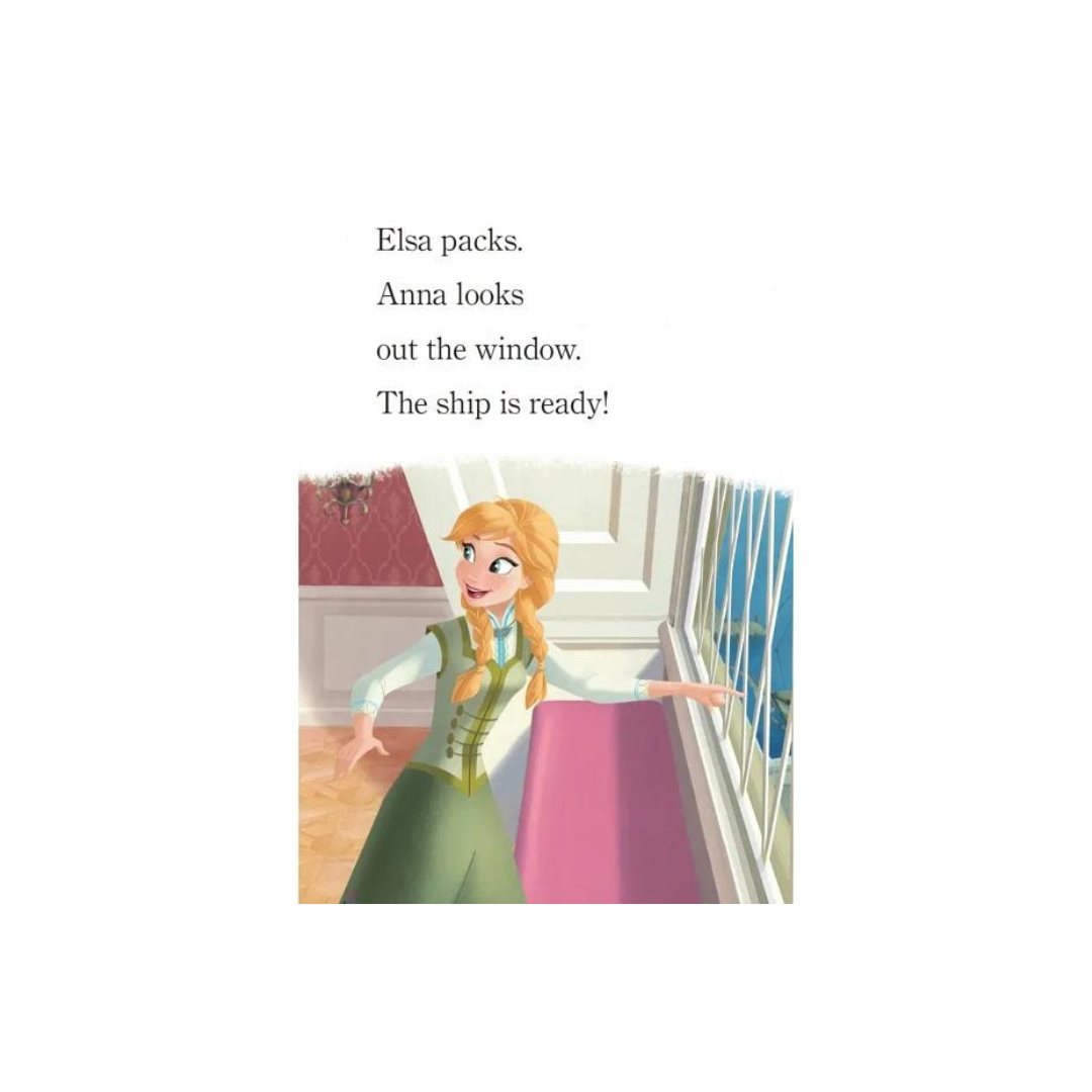 冰雪奇緣:橫渡大海 迪士尼雙語繪本STEP 2 (中英對照)