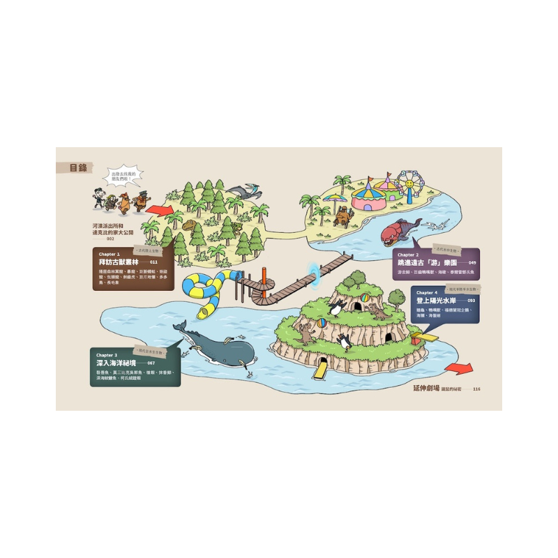 達克比與他的生物好朋友1:遠古與水中生物篇|跨時空的驚奇旅程,發現眾多生物不為人知的祕密