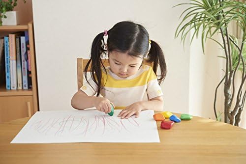 日本AOZORA ICICOLOR 滾滾石兒童安全蠟筆(6色)