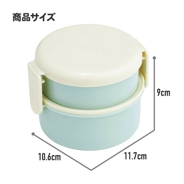 Calbee Jagariko Antibacterial 2-Tier Snack Bento Box - 500ml