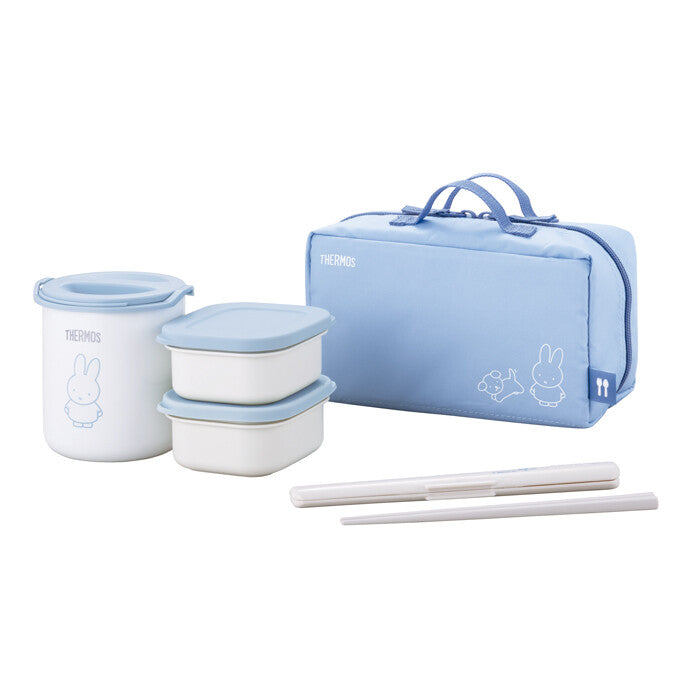 THERMOS 保溫便當盒組(日本米菲兔限定款)
