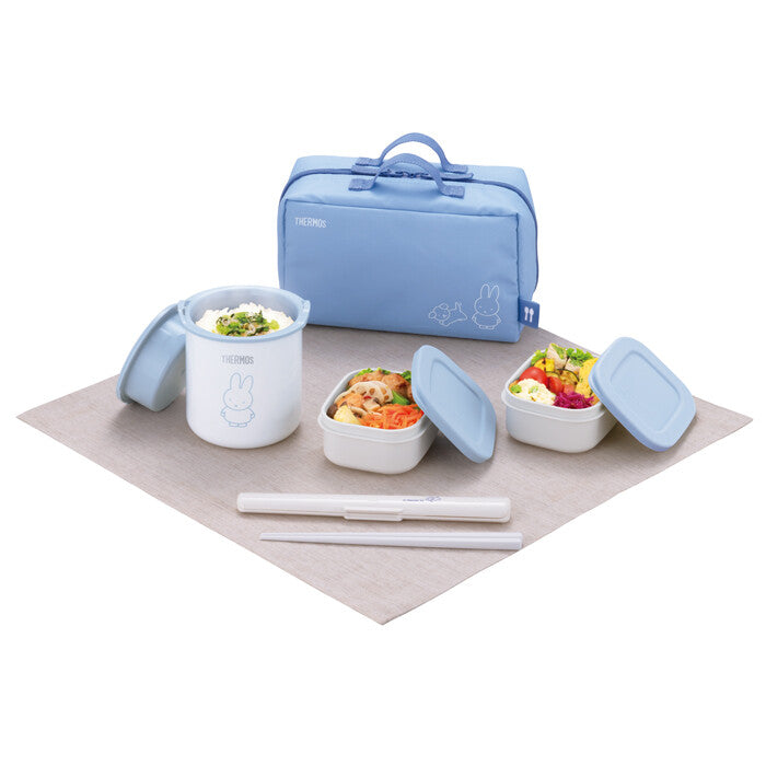THERMOS 保溫便當盒組(日本米菲兔限定款)