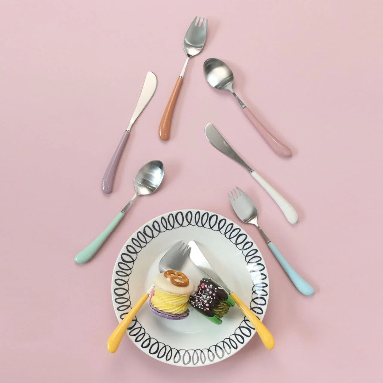 Swan Toddler Flatware Set