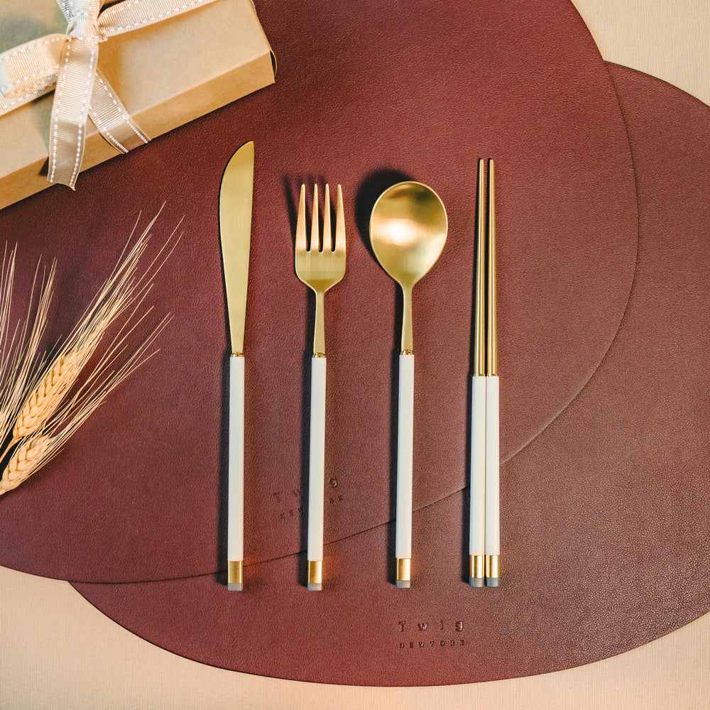 Kara Gold Fusion Dining Set