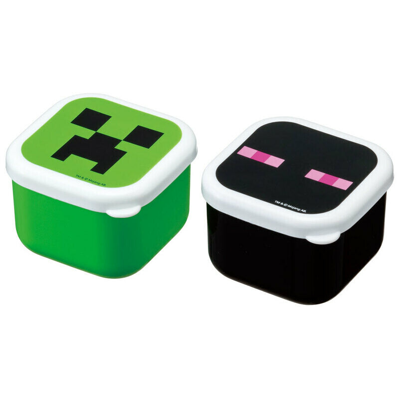 Minecraft Antibacterial Divider Containers for Lunch Box – Set of 2 (130ml each)