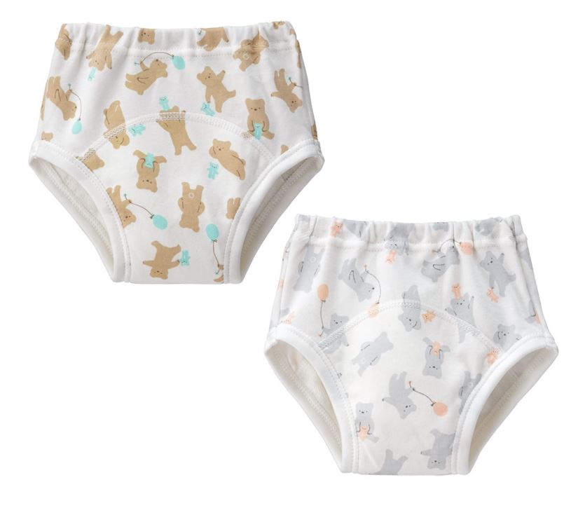 3-Layer Training Pants (2-Pack) – Soft Cotton Absorbent Briefs