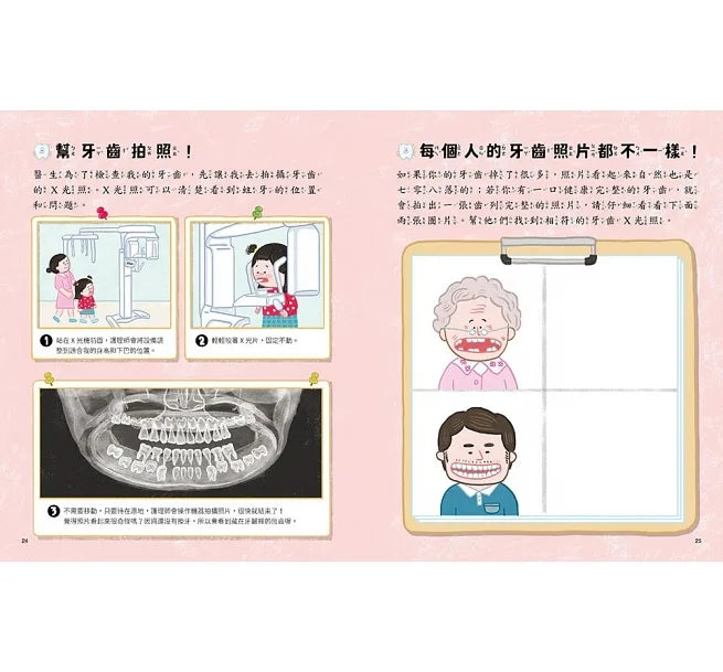 我敢看牙醫!貼紙遊戲書