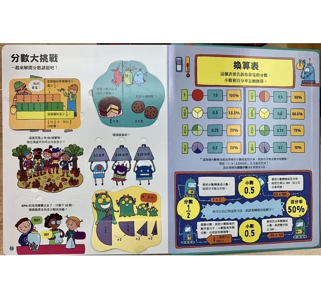 135翻翻樂:有趣的分數和小數