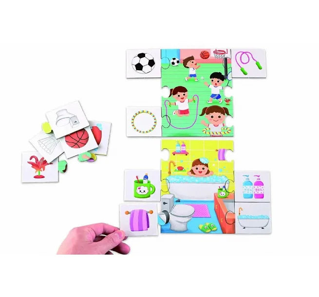 【Imperfect】FOOD超人腦力開發圖卡教具:觀察配對