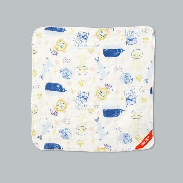 Cotton Gauze Baby Washcloth Wipe 純棉3層紗口水巾 (2入)