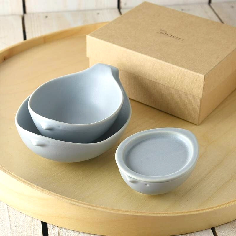 Miyama Cotori 3-Piece Bird Nesting Bowls Set 日本美濃燒小鳥造型缽碗禮盒
